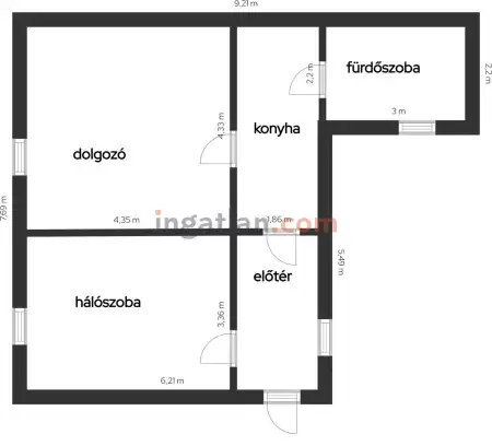 Eladó családi ház, Annavölgy 3 szoba 70 m² 74.9 M Ft