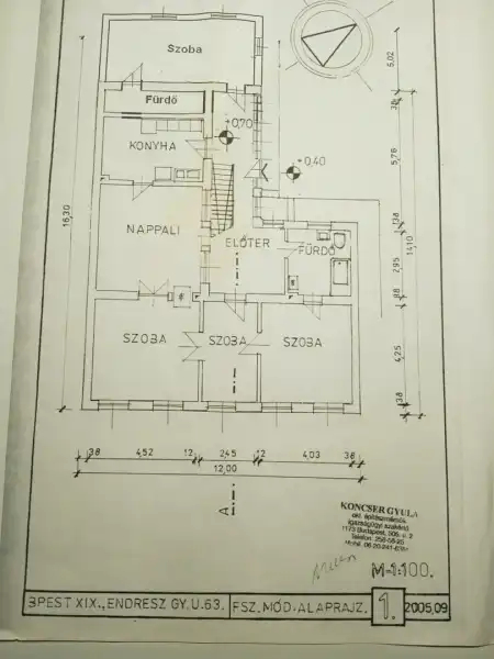 Eladó családi ház, Budapest, XIX. kerület 9 szoba 230 m² 115.9 M Ft