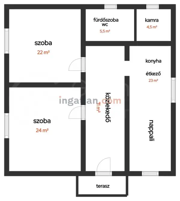 Eladó családi ház, Felsőzsolca 3 szoba 90 m² 30.9 M Ft