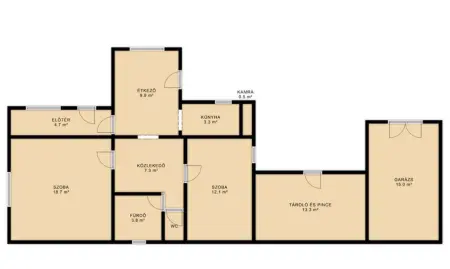 Eladó családi ház, Heves 2 szoba 60 m² 21.9 M Ft