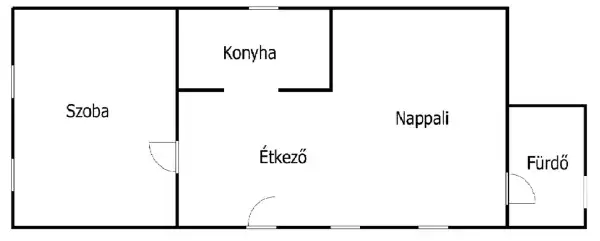 Eladó családi ház, Keszthely 2 szoba 63 m² 42.5 M Ft