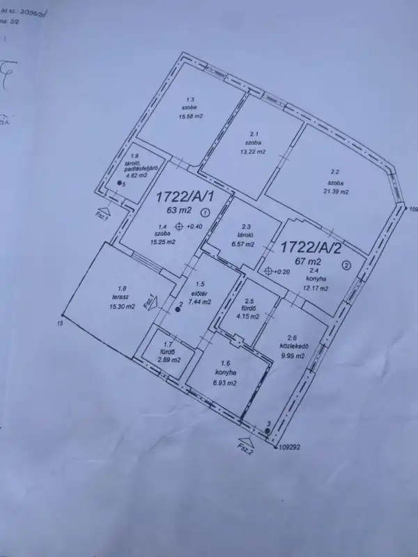 Eladó családi ház, Komárom 2 szoba 67 m² 24.7 M Ft