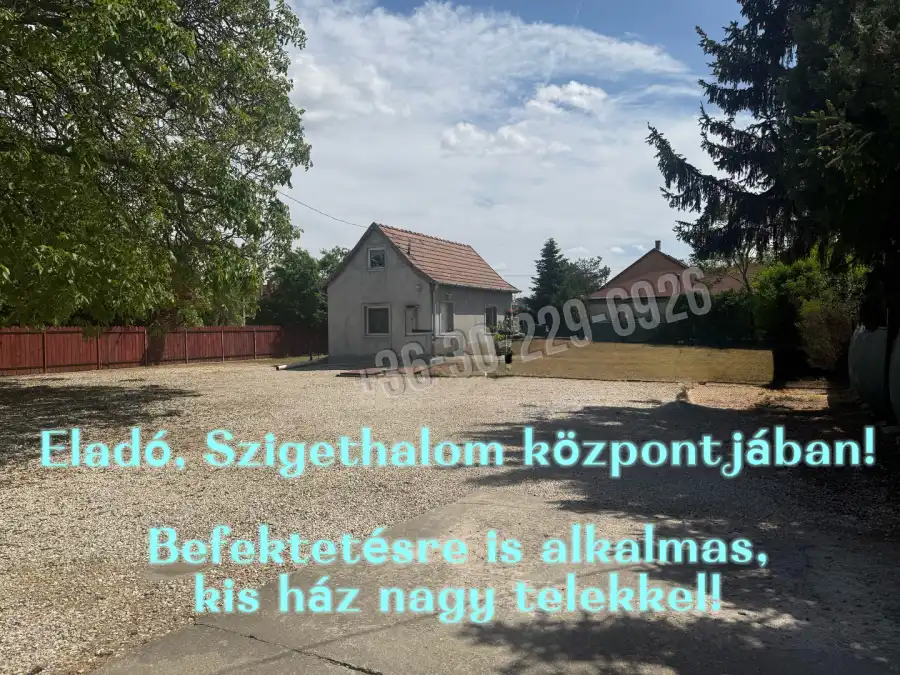 eladó családi ház, Szigethalom