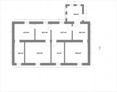 Eladó családi ház, Tornyiszentmiklós 4 szoba 119 m² 12.5 M Ft