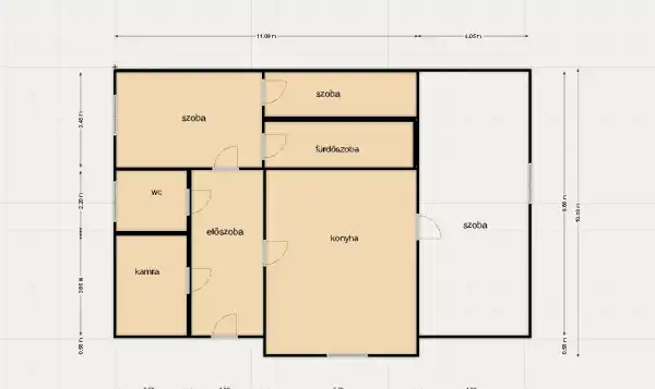 Eladó ikerház, Komárom 2+1 szoba 68 m² 29.99 M Ft