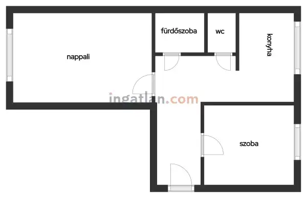 Eladó panellakás, Dunaújváros 1+1 szoba 46 m² 33 M Ft