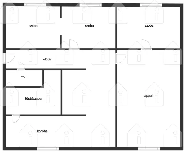 Eladó panellakás, Dunaújváros 1+3 szoba 58 m² 36.6 M Ft