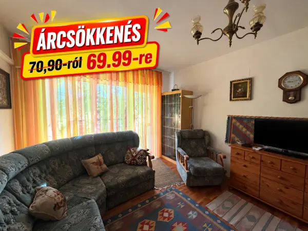 Eladó panellakás, Székesfehérvár 2+2 szoba 68 m² 69.99 M Ft