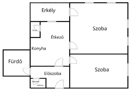 eladó téglalakás, Keszthely