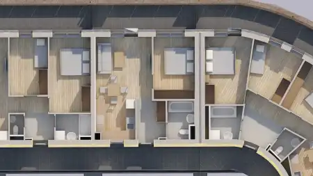 eladó téglalakás, Oroszlány