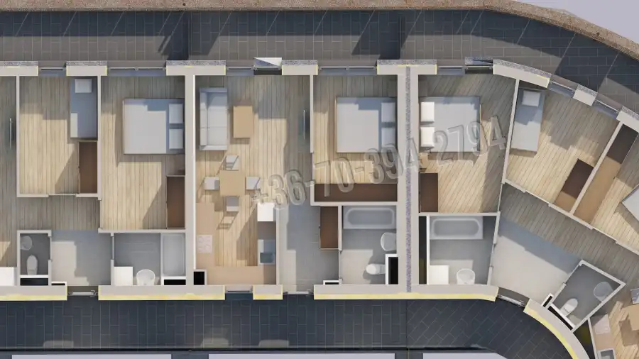 eladó téglalakás, Oroszlány