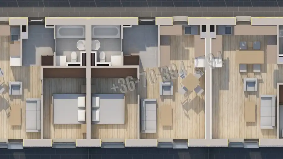 eladó téglalakás, Oroszlány