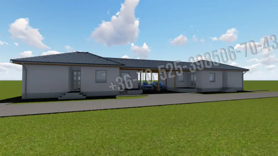 eladó új építésű családi ház, Dánszentmiklós