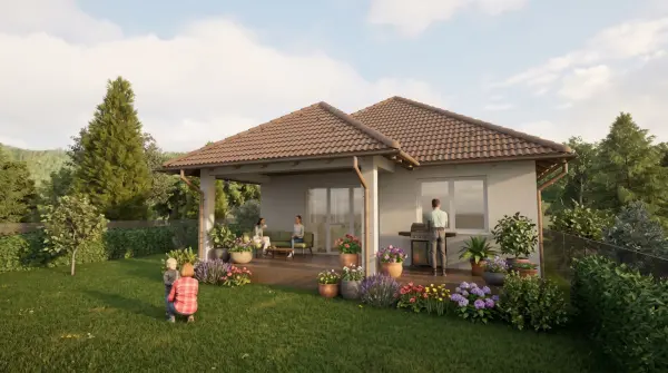 Eladó új építésű családi ház, Erdőkertes 5 szoba 121 m² 124.9 M Ft