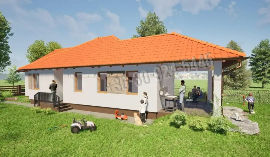 eladó új építésű családi ház, Erdőkertes