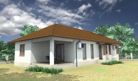 eladó új építésű családi ház, Erdőkertes