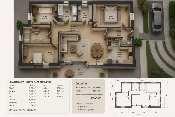 Eladó új építésű családi ház, Gödöllő 5 szoba 120 m² 129 M Ft