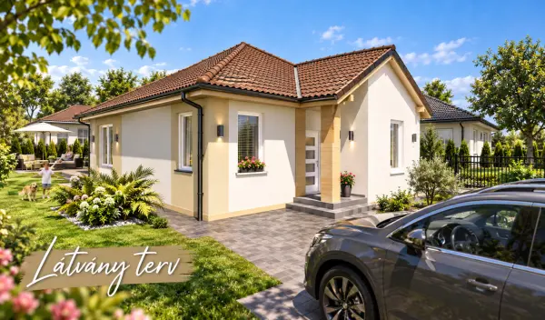Eladó új építésű családi ház, Kiskunlacháza 4 szoba 91 m² 77.11 M Ft