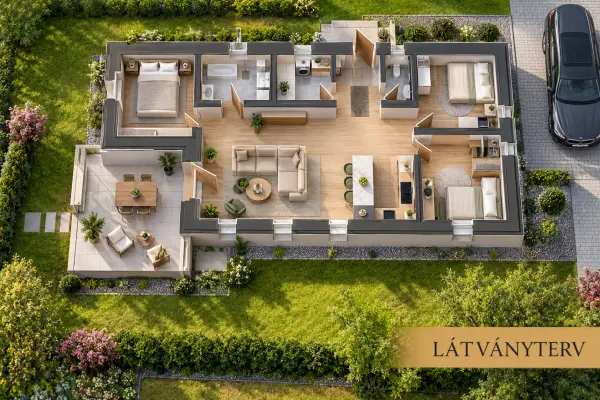 Eladó új építésű családi ház, Kiskunlacháza 4 szoba 98 m² 77.1 M Ft
