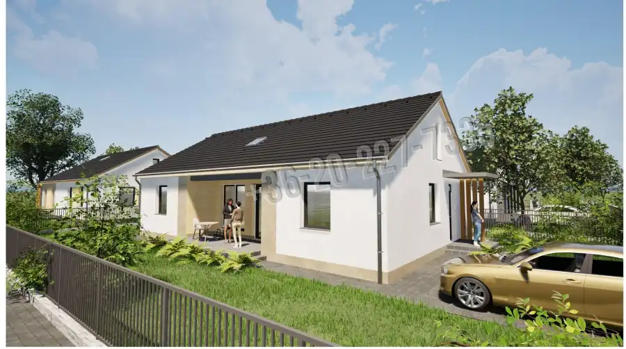 eladó új építésű családi ház, Kiskunlacháza