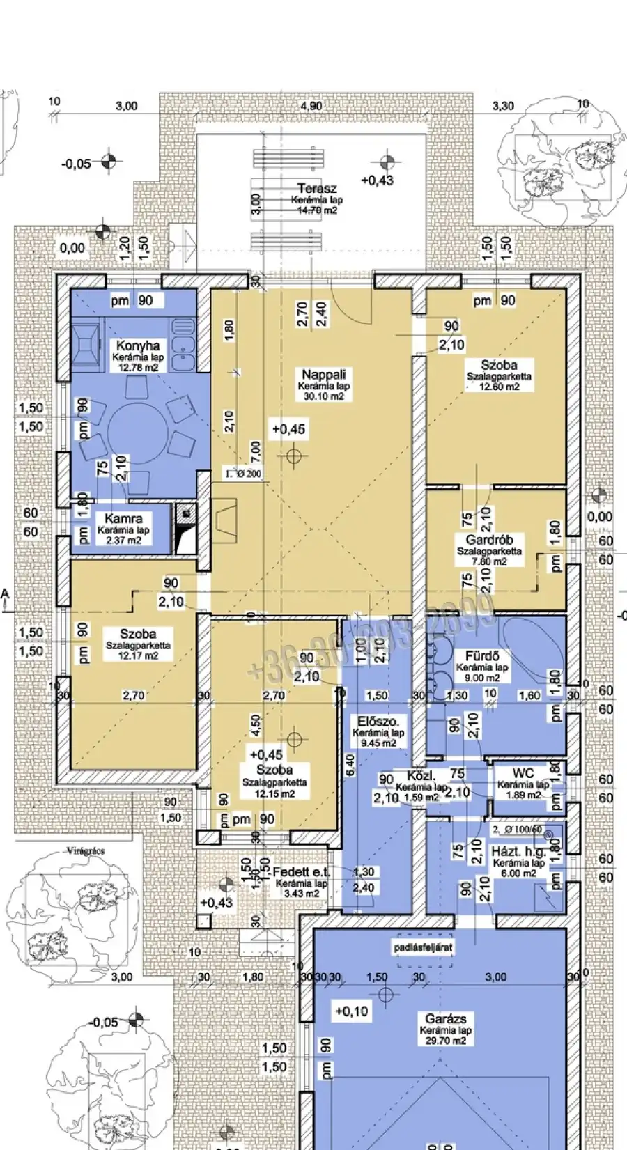eladó új építésű családi ház, Nyírtura