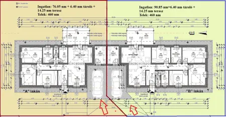 Eladó új építésű ikerház, Kiskunlacháza 5 szoba 91 m² 72.9 M Ft