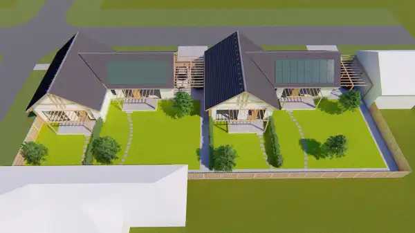 Eladó új építésű ikerház, Mindszent 3+1 szoba 74 m² 51.92 M Ft