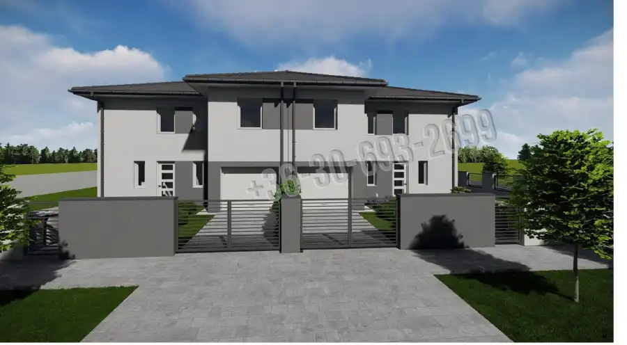 eladó új építésű ikerház, Nyíregyháza