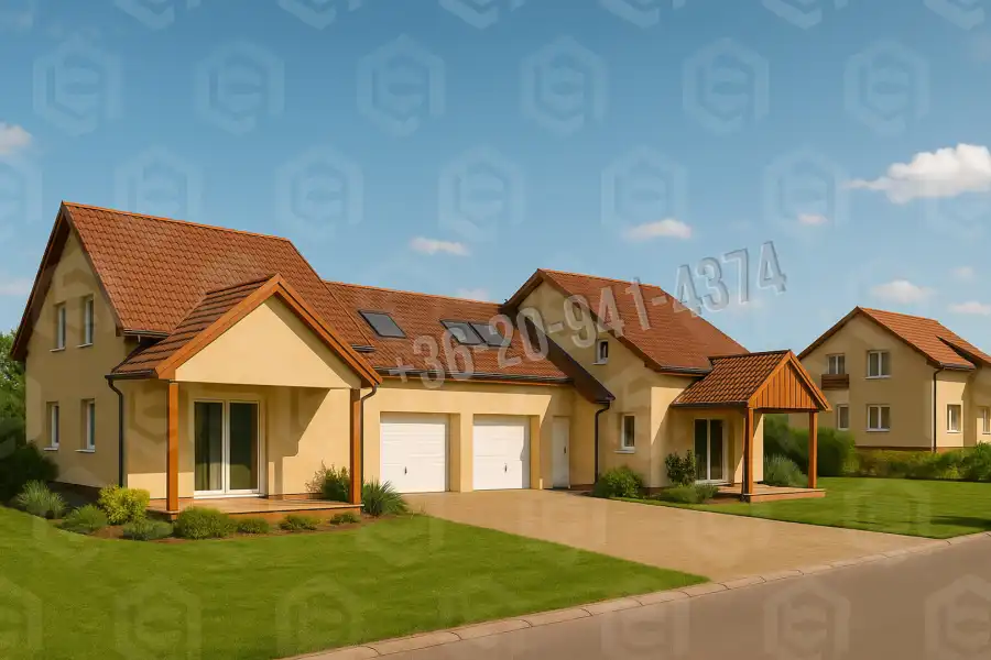 eladó új építésű ikerház, Taksony