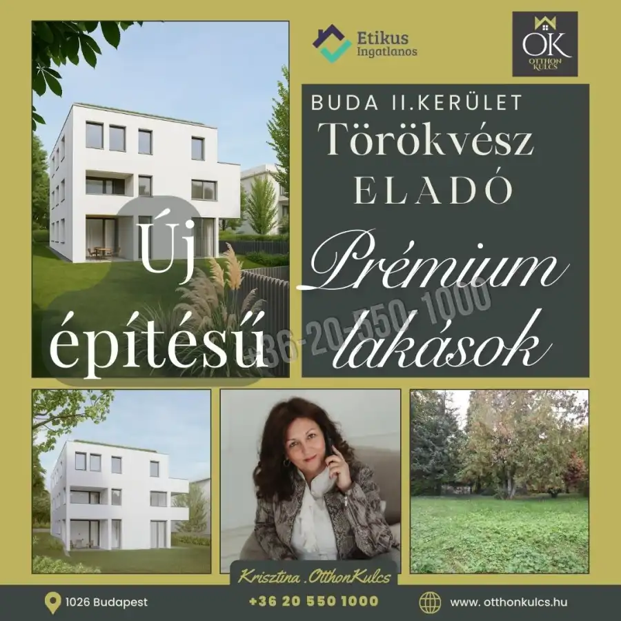 eladó új építésű téglalakás, Budapest, II. kerület