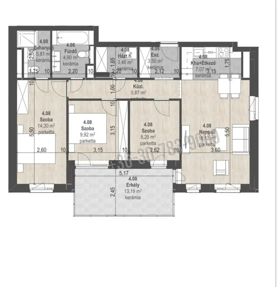 eladó új építésű téglalakás, Budapest, XIII. kerület