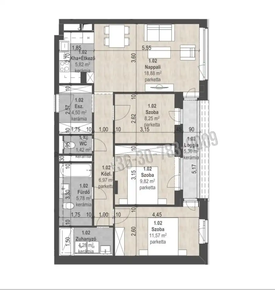 eladó új építésű téglalakás, Budapest, XIII. kerület