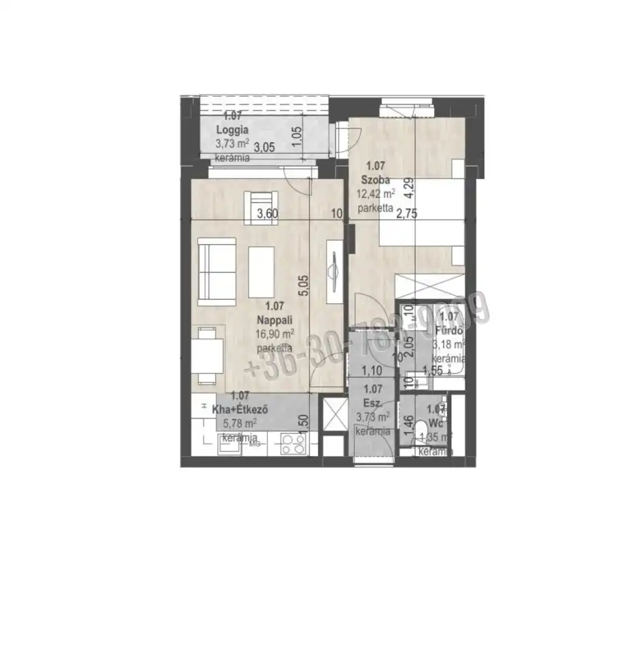 eladó új építésű téglalakás, Budapest, XIII. kerület