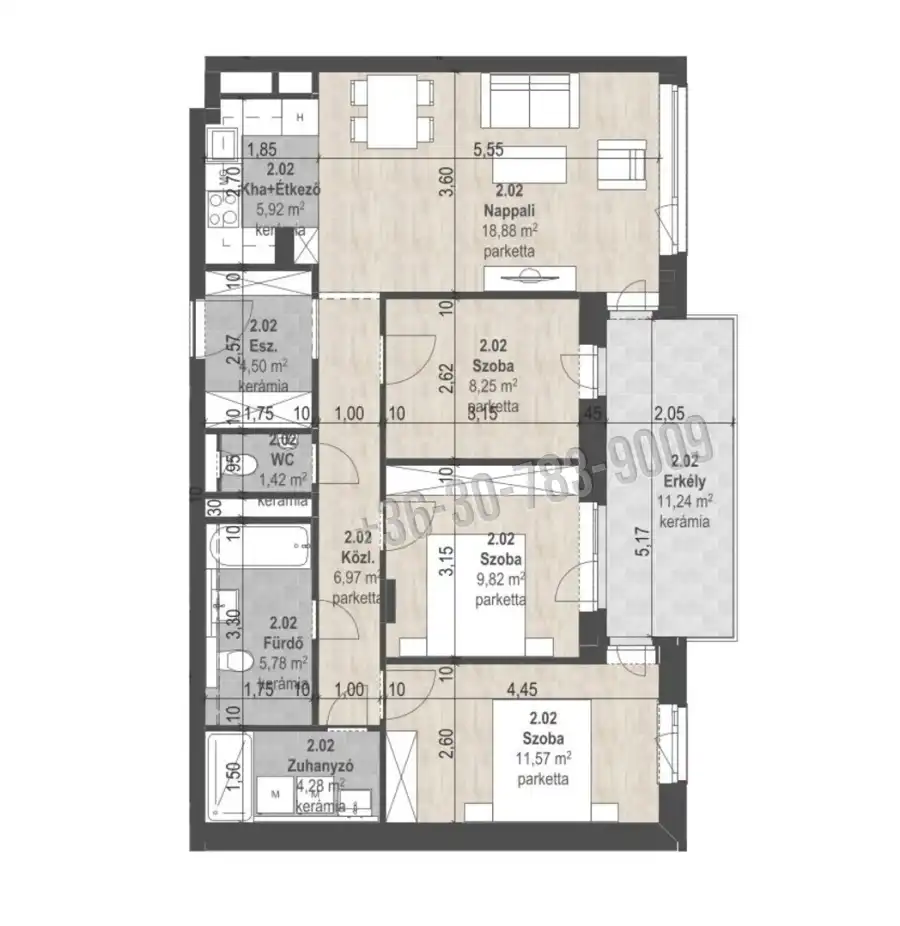 eladó új építésű téglalakás, Budapest, XIII. kerület