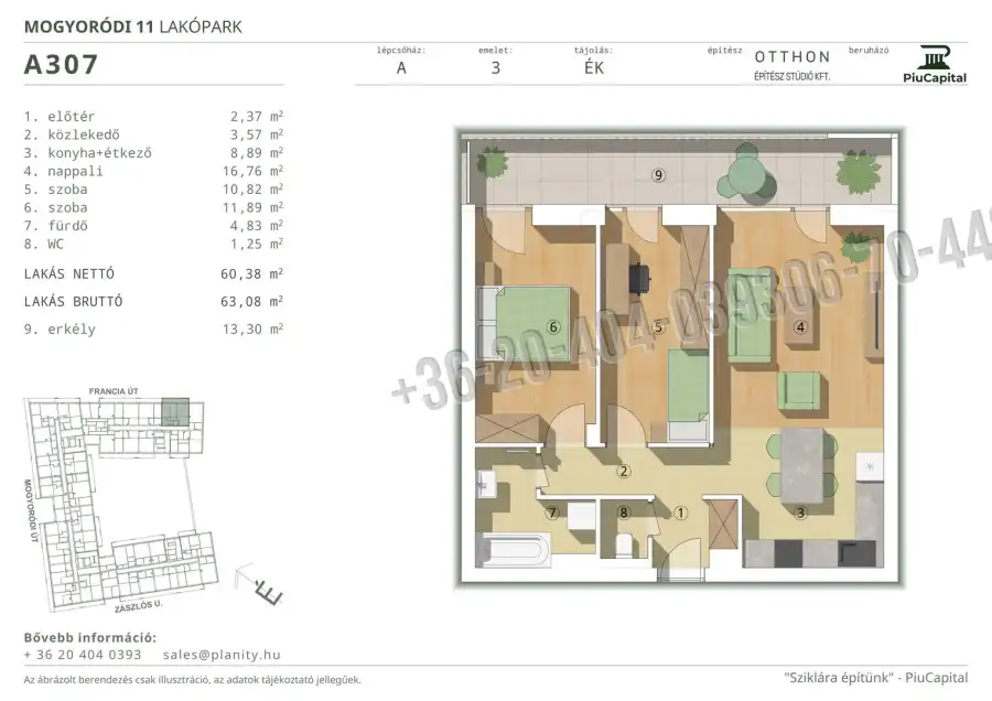 eladó új építésű téglalakás, Budapest, XIV. kerület