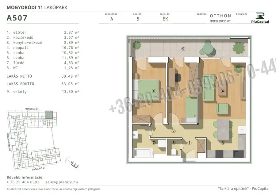 eladó új építésű téglalakás, Budapest, XIV. kerület