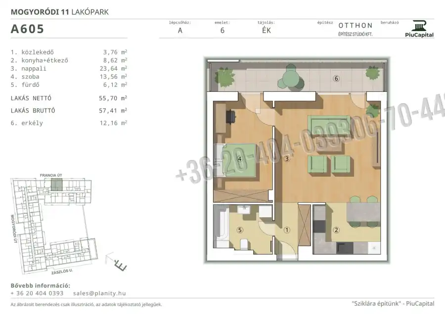 eladó új építésű téglalakás, Budapest, XIV. kerület