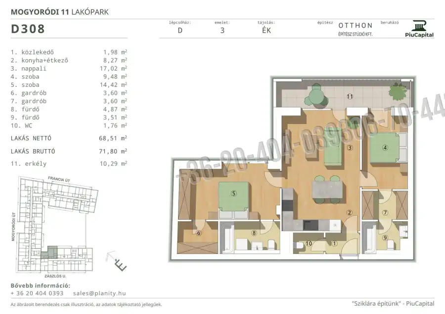 eladó új építésű téglalakás, Budapest, XIV. kerület