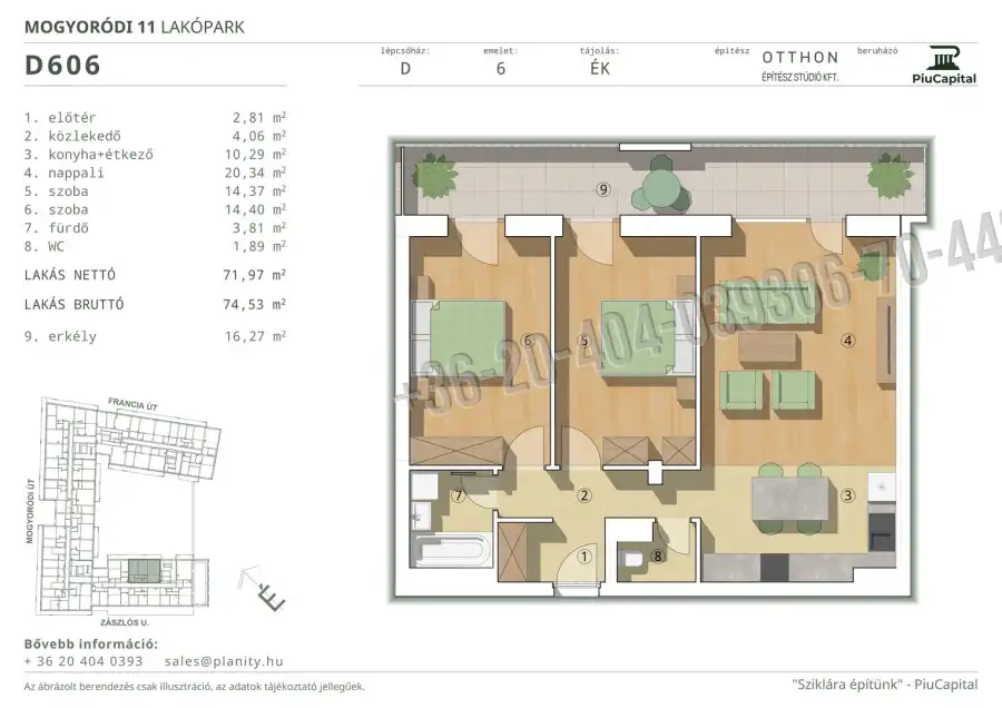 eladó új építésű téglalakás, Budapest, XIV. kerület