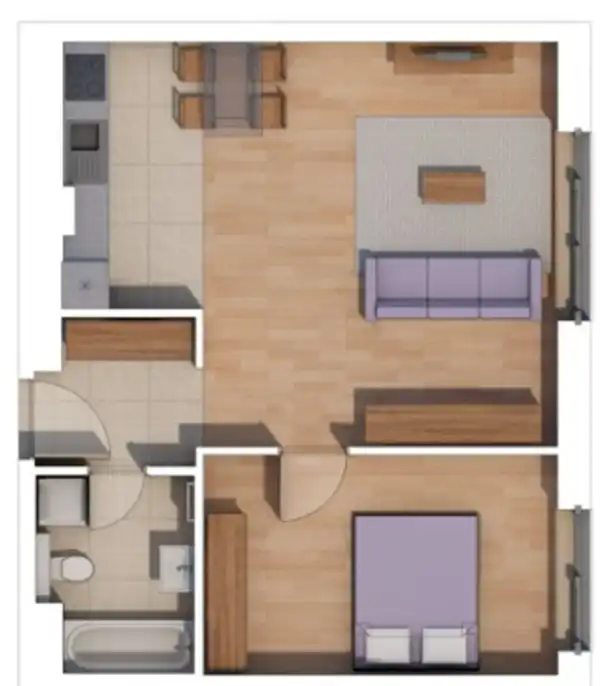 Eladó új építésű téglalakás, Budapest, XIV. kerület 2 szoba 50 m² 81 M Ft
