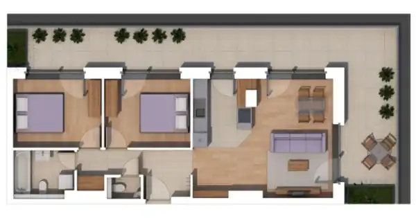 Eladó új építésű téglalakás, Budapest, XIV. kerület 3 szoba 62 m² 121.4 M Ft