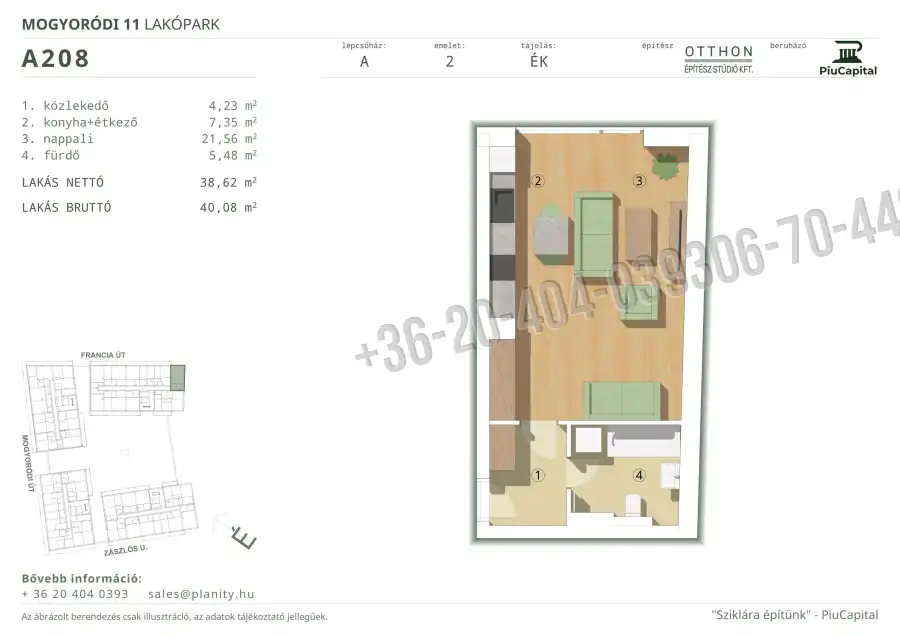 eladó új építésű téglalakás, Budapest, XIV. kerület