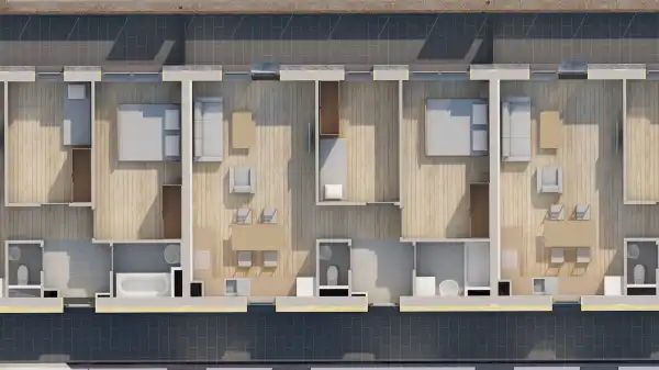 Eladó új építésű téglalakás, Oroszlány 3 szoba 59 m² 55.9 M Ft