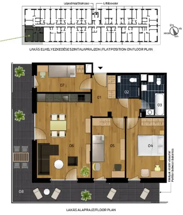 Eladó új építésű téglalakás, Vác 4 szoba 77 m² 99.9 M Ft