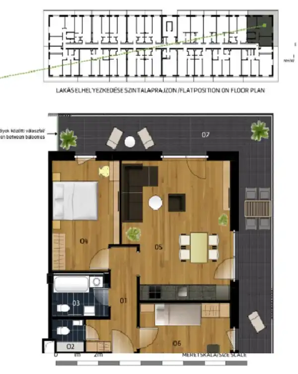 Eladó új építésű téglalakás, Vác 3 szoba 65 m² 92.9 M Ft