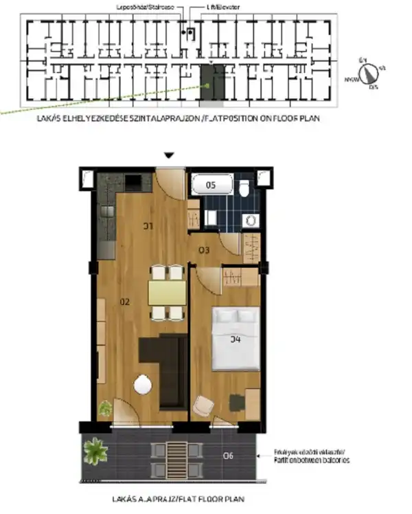Eladó új építésű téglalakás, Vác 2 szoba 42 m² 64.8 M Ft
