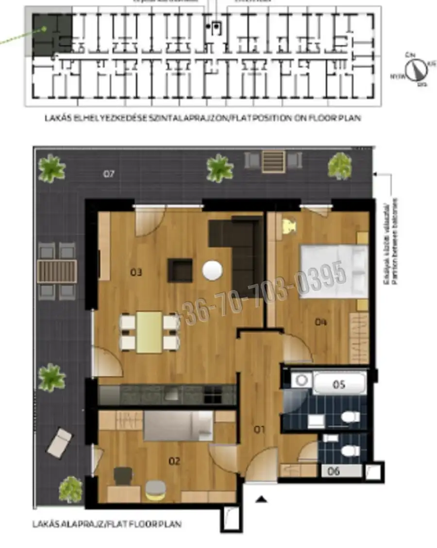 eladó új építésű téglalakás, Vác