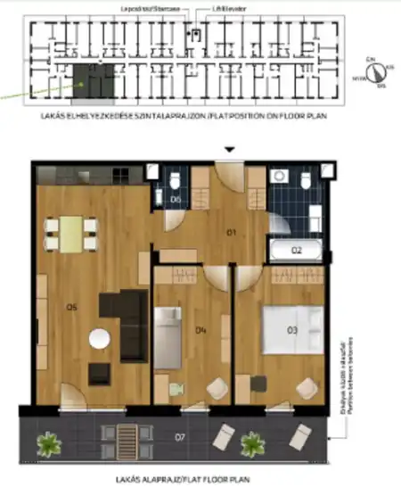 eladó új építésű téglalakás, Vác