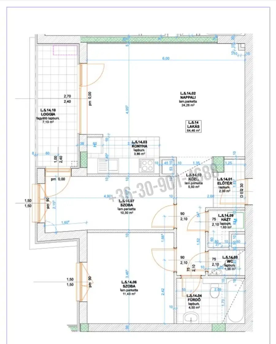 eladó újszerű téglalakás, Budapest, IX. kerület